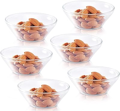 Ensemble de bols en verre borosil venus, 170 ml, 6 pièces, transparent, bvnasvgk170