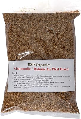 Bsd organics camomille/babune ka phal séché pour thé, boissons, soins capillaires, soins