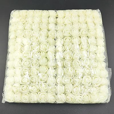 144 pièces 20mm yogkurit petites têtes de fleurs artificielles blanc ivoire mousse fleurs artificielles pour fête de mariage bouquet de mariée artisanat scrapbooking décor à la maison fête. L'univers du discount accessible 24/7 sur Diaytar Sénégal