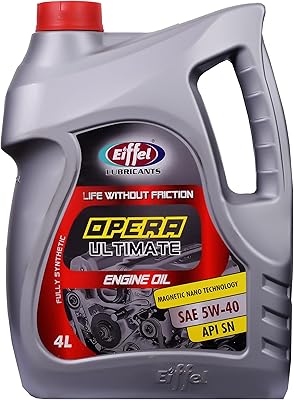 Huile moteur entièrement synthétique eiffel opera ultimate 4 lite 5w40 sn