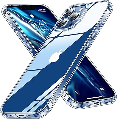 Kaseco crystal clear coque conçue pour iphone 12 pro max [pas de jaunissement]