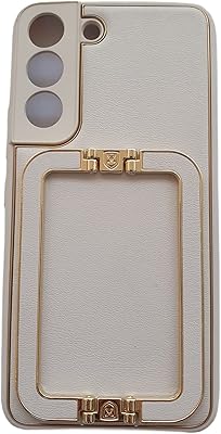 Étui en cuir coréen 3d fanshare pour samsung s22 avec support