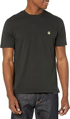 T-shirt à manches courtes et col rond en coton supima pour hommes