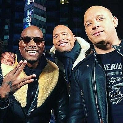 Tyrese gibson dwayne johnson & vin diesel, affiche, roulée, taille 12 x 12