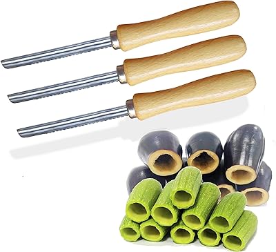 Cucchini courge légumes coin 3 pièces coins en acier inoxydable outil de retrait
