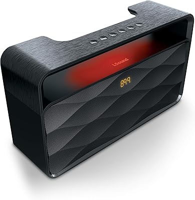 Haut-parleur portable sans fil isound hi-fi waves pro avec caisson de basses