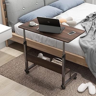 Table mobile multifonctionnelle pour ordinateur portable pour la maison et le bureau, taille