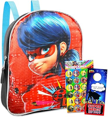 Ensemble de fournitures scolaires miraculous ladybug pour filles - bundle avec mini sac