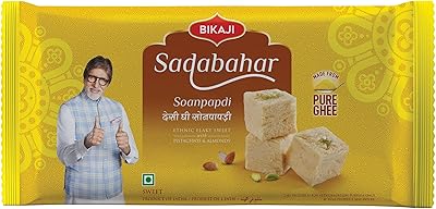 Bikaji original soan papdi - sada bahar | fabriqué avec du ghee pur
