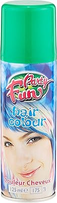 Spray de coloration capillaire unique party fun 125 ml, vert