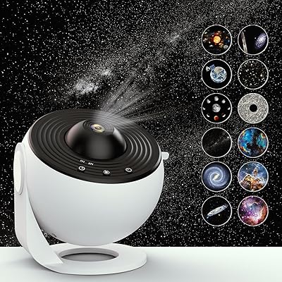 Projecteur d'étoiles planétarium galaxy pour chambre à coucher, veilleuse rotative à 360 degrés
