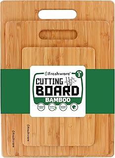 Planches à découper en bambou pour la cuisine [lot de 3] planche à