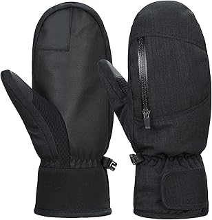 Gants de ski imperméables pour femmes et hommes adaptés aux écrans tactiles