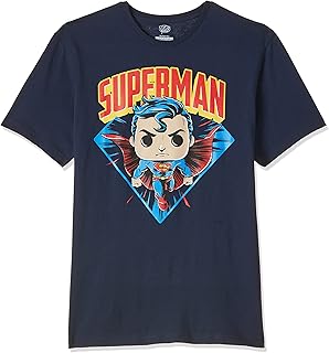 T-shirt funko pop dc comics : superman flying straight (xl) - 59017