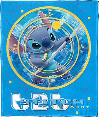Couverture de canapé finition soie northwest 50" x 50", lilo & stitch