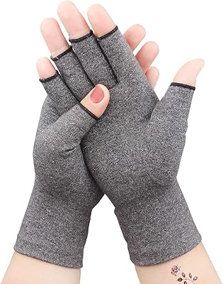 Gants sans doigts pour l'arthrite - gants de compression pour soulager la douleur