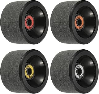 Roues de skateboard longues patekiel 65 mm 78a avec roulements abec-11, 4 roues