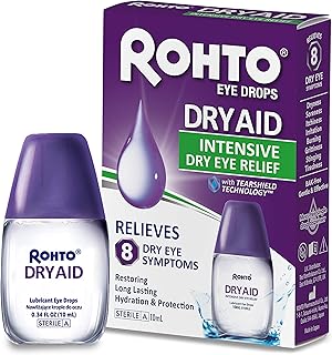Soulagement intensif des yeux secs rohto dry aid - official uk eye fall