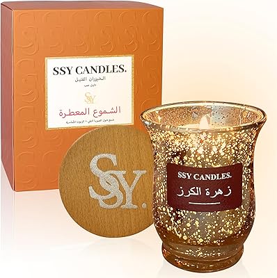 Bougies parfumées aux fleurs de cerisier pour la maison en bois