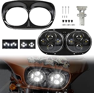 Éclairage de route double led 04-13, kit de phares led veisutor avec feux