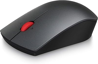 Souris laser sans fil lenovo 700, noire, 1 600 dpi, 2,4 ghz