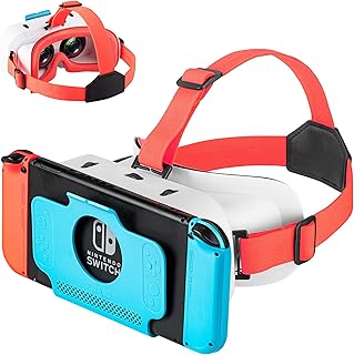 Casque psatcl vr pour nintendo switch nintendo switch modèle oled lunettes 3d