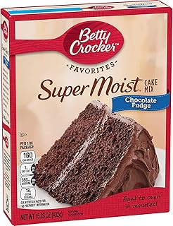 Mélange à gâteau au chocolat noir super moelleux betty crocker, 432 grammes
