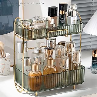 U-home organisateur de salle de bain à 2 niveaux panier de rangement