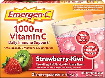 Mélange de boisson pour complément alimentaire emergen-c avec 1 000 mg de vitamine