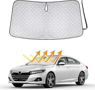 Pare-soleil de pare-brise de voiture adapté pour honda accord berline 2018 2019