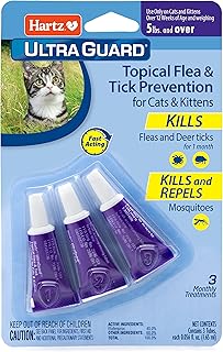 Prévention topique contre les puces et les tiques hartz ultra guard pour chats