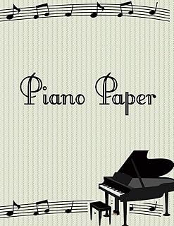 Papier pour piano : carnet de partitions vierges