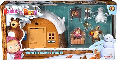 Simba - masha et l'ours masha \"la maison d'hiver de l'ours\" playset"