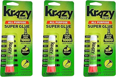 Elmer's original crazy glue super glue tout usage crazy glue réparation instantanée