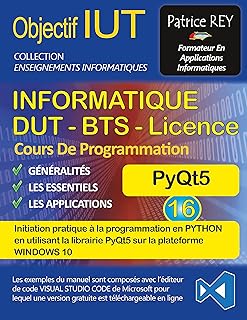 Dut informatique pyqt5 (tome 16) : avec visual studio code