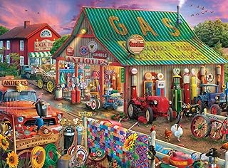 Buffalo games - antique market - puzzle 1000 pièces, multicolore, 11925