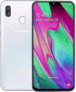 Samsung galaxy a40 64 go smartphone android double sim 5,9 pouces - blanc