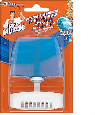 Désodorisant liquide pour cuvette de toilette mr. muscle marine ocean force, 55 ml