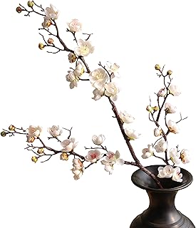 Fleurs artificielles cn-knight 37" de hauteur fleur de prunier chinoise artificielle pour la décoration