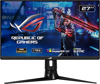 Moniteur de jeu ass rog strix xg27aq 27 pouces hdr 1440p