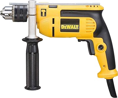 Perceuse à percussion électrique dewalt, 750 watts, 13 mm avec interrupteur à vitesse