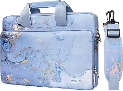 Mosiso sac à bandoulière de protection 360 degrés pour ordinateur portable compatible