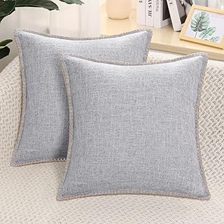 Housse de coussin gris clair décoration d'intérieur 26 x pouces housse décorative