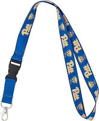 Porte-badge d'identification pour clés de voiture de l'université de pittsburgh, lanière porte-clés, boucle