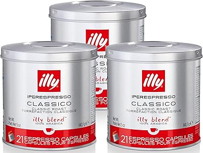 Capsules de café à torréfaction moyenne illy iber espresso, 5 oz, 21 capsules