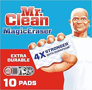 Mr. clean magic eraser édition professionnelle extra durable nettoyant pour chaussures toilettes