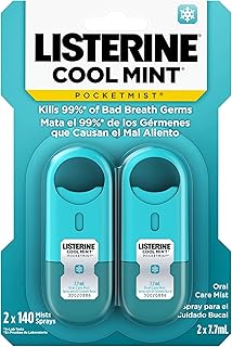 Spray de soin buccal à la menthe listerine bottomist pour la mauvaise haleine