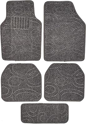 Ensemble de tapis de sol pour voiture vitaly 192, 5 pièces, gris