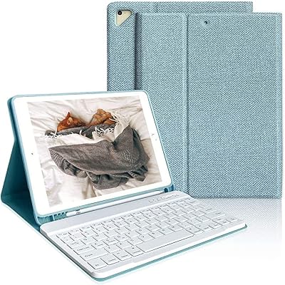 Étui clavier amz case pour ipad 9,7 pouces 6e génération (2018), ipad 5e