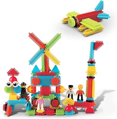 Ensemble de blocs de construction picasso tales de 116 pièces avec livre d'idées
